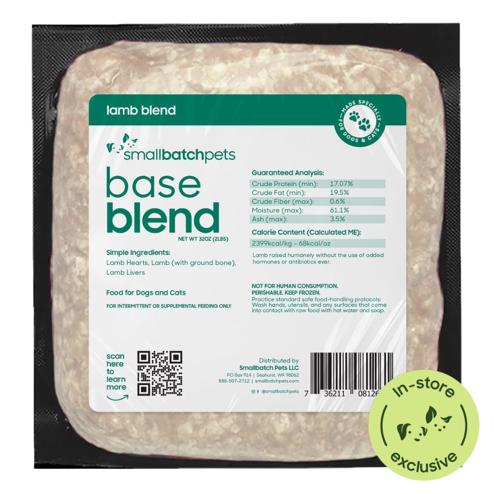Small Batch Frozen Lamb Blend - 2lb Brick