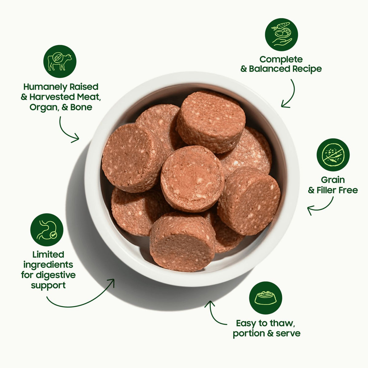 Small Batch Frozen Lamb Sliders for Cats - 3lb