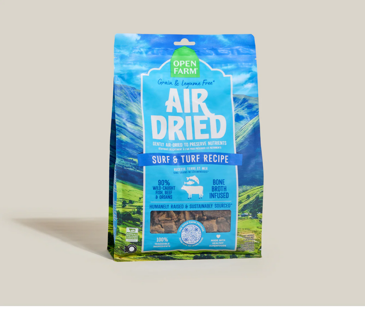 Open Farm Dog Grain Free Air Dried Surf Turf 1 Lb