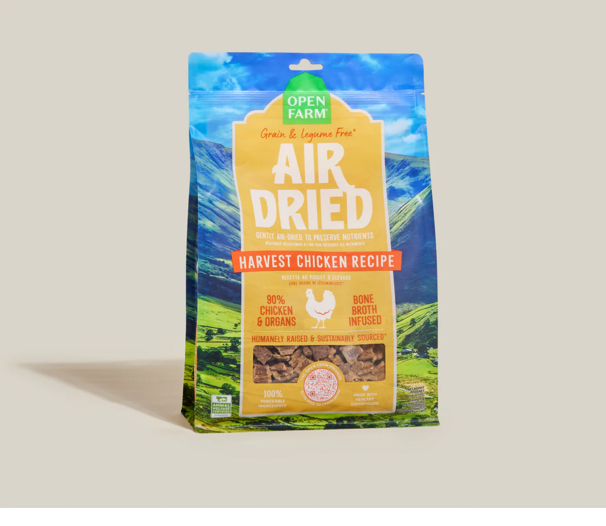 Open Farm Dog Grain Free Air Dried Chicken 1 Lb