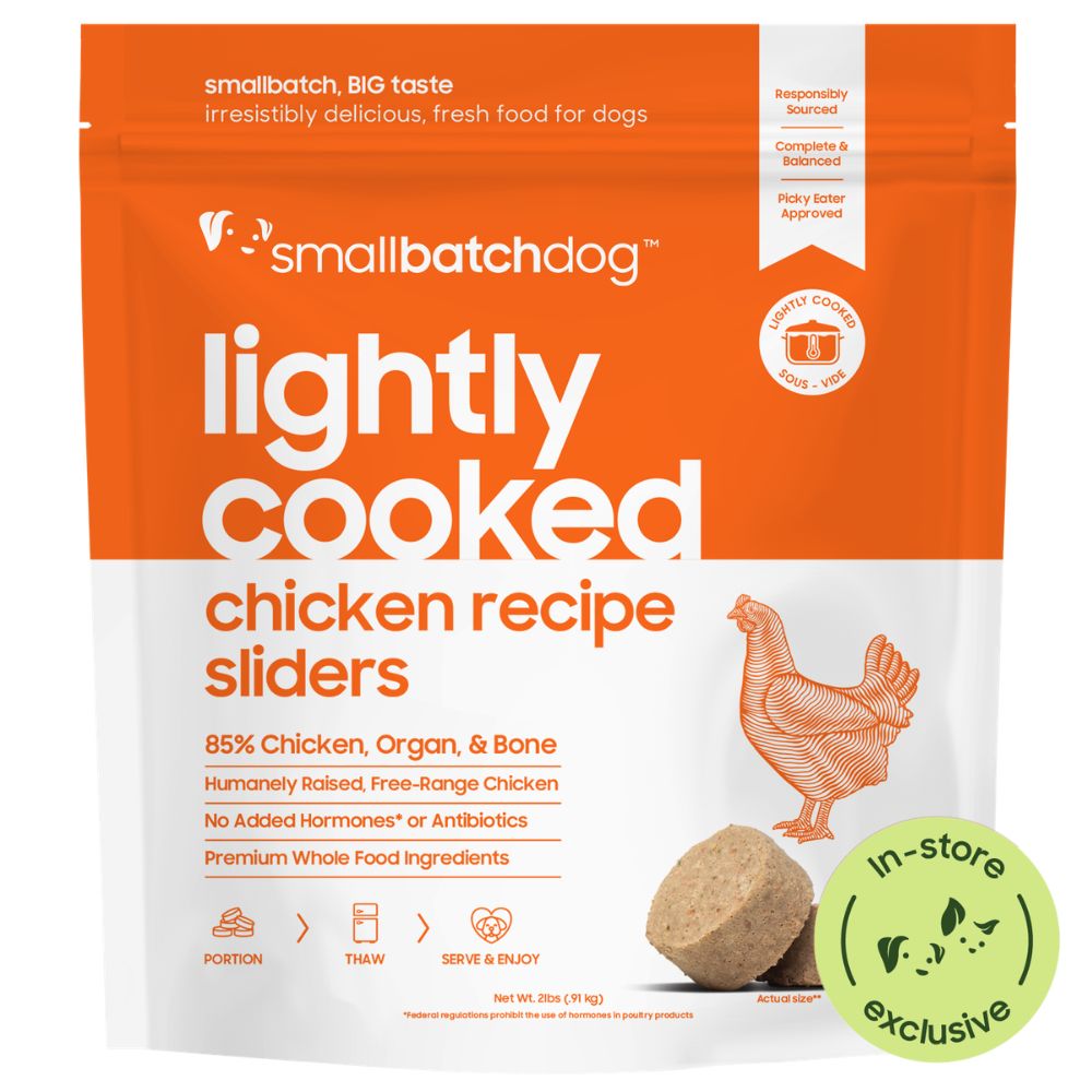 Small Batch Frozen Lightly Cooked Chicken Sliders