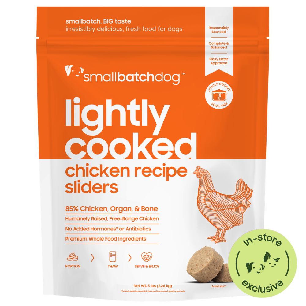 Small Batch Frozen Lightly Cooked Chicken Sliders