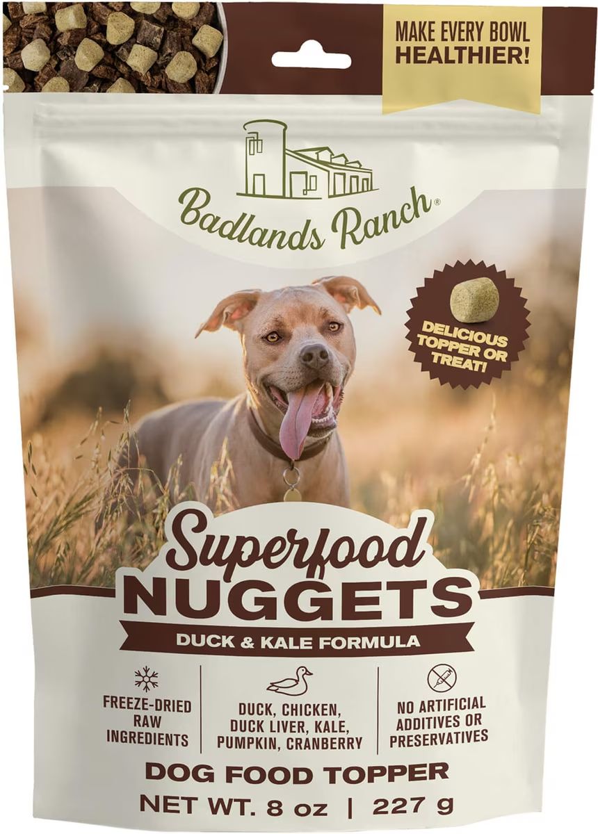 Badlands Ranch Dog Superfood Topper Duck 8oz