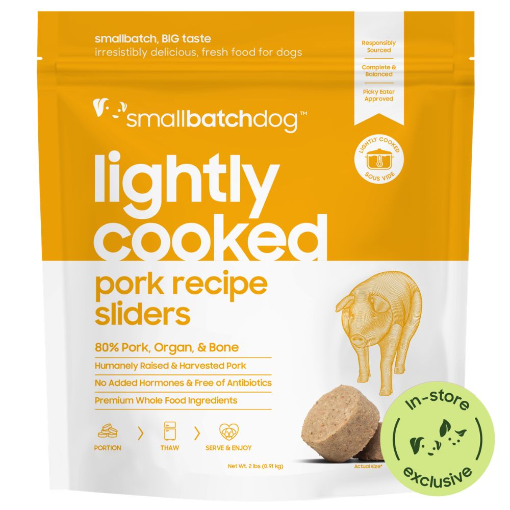 Small Batch Frozen Lightly Cooked Pork Sliders - 2lb