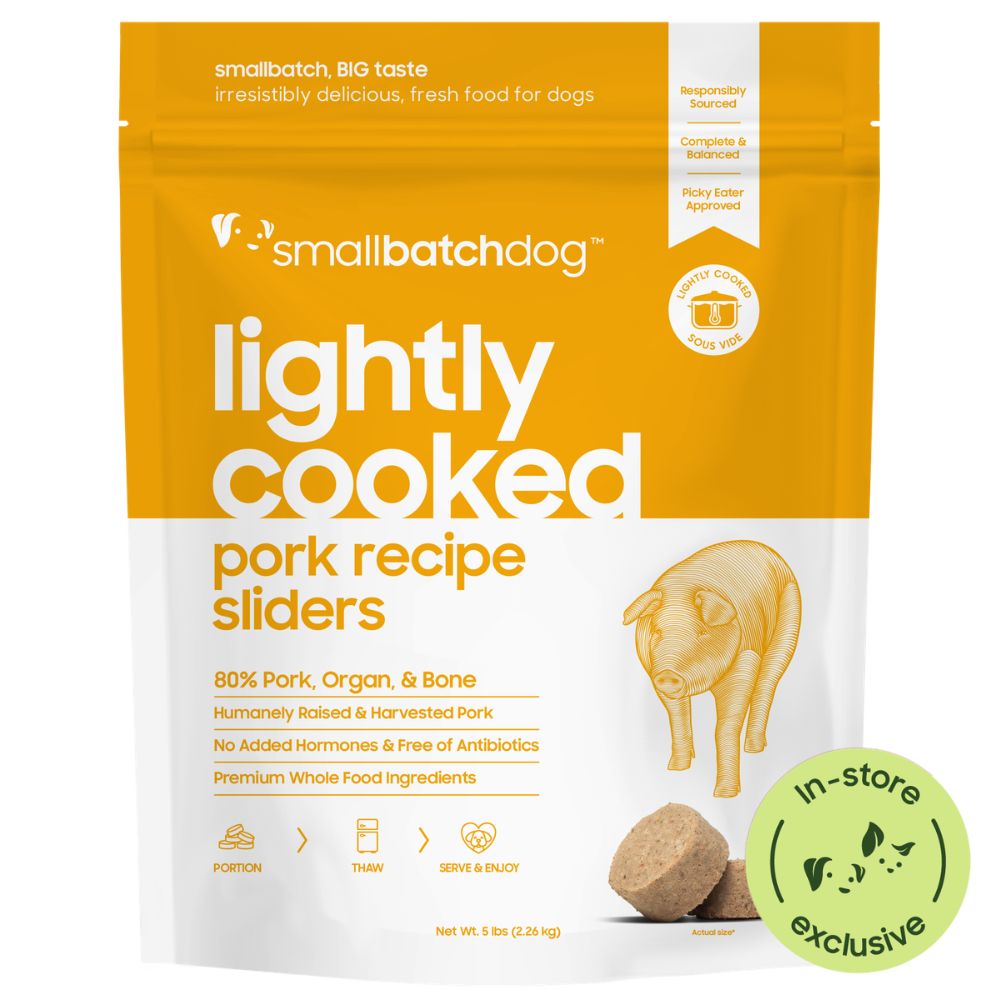 Small Batch Frozen Lightly Cooked Pork Sliders