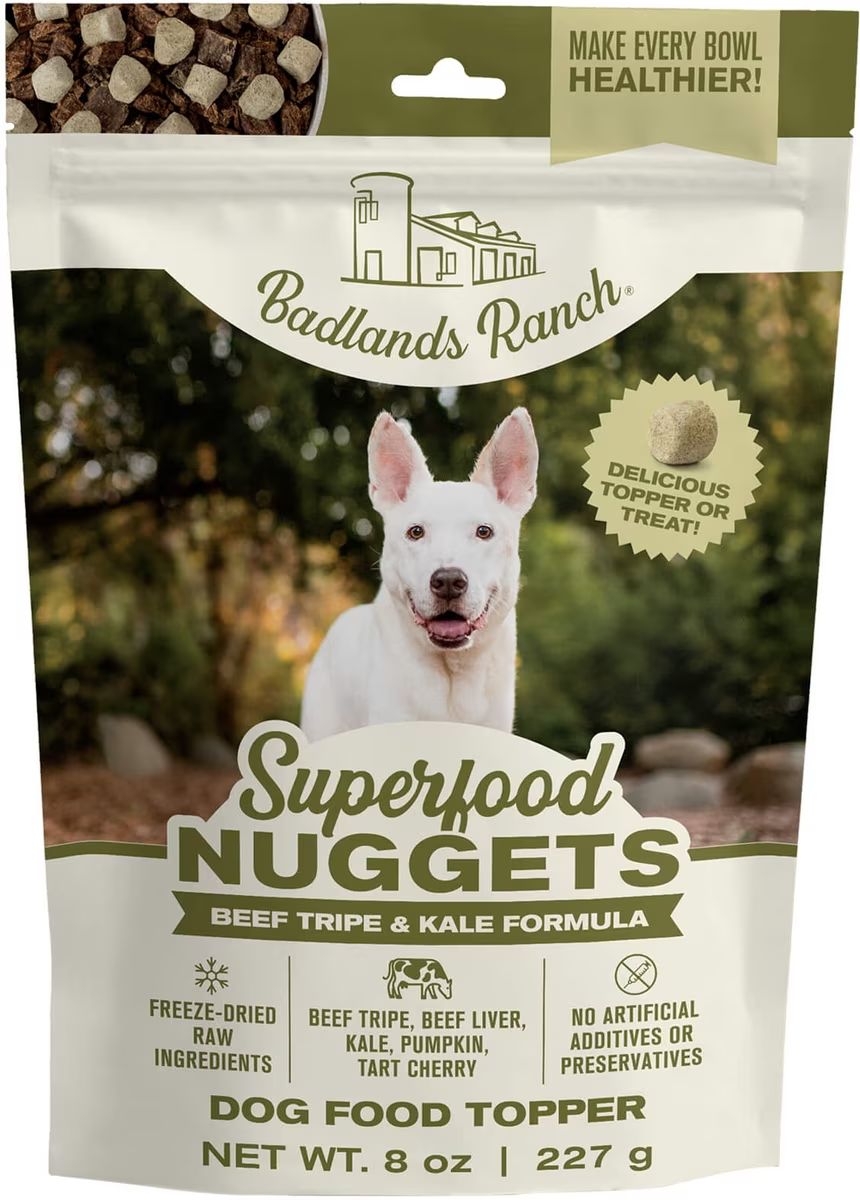 Badlands Ranch Dog Superfood Topper Beef Tripe 8oz