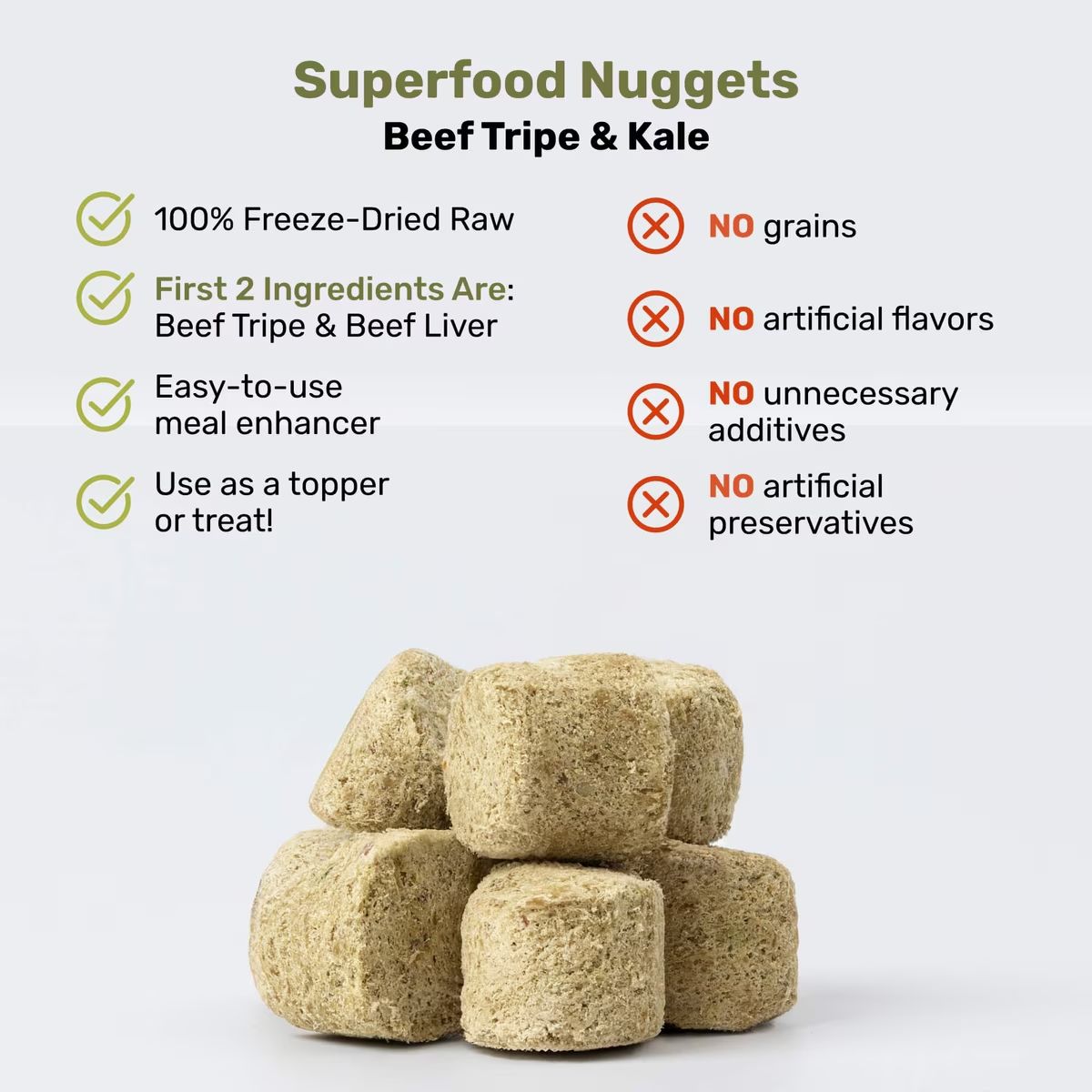 Badlands Ranch BLR Dog SUPRFD Topper Beef TRIPE 8 oz