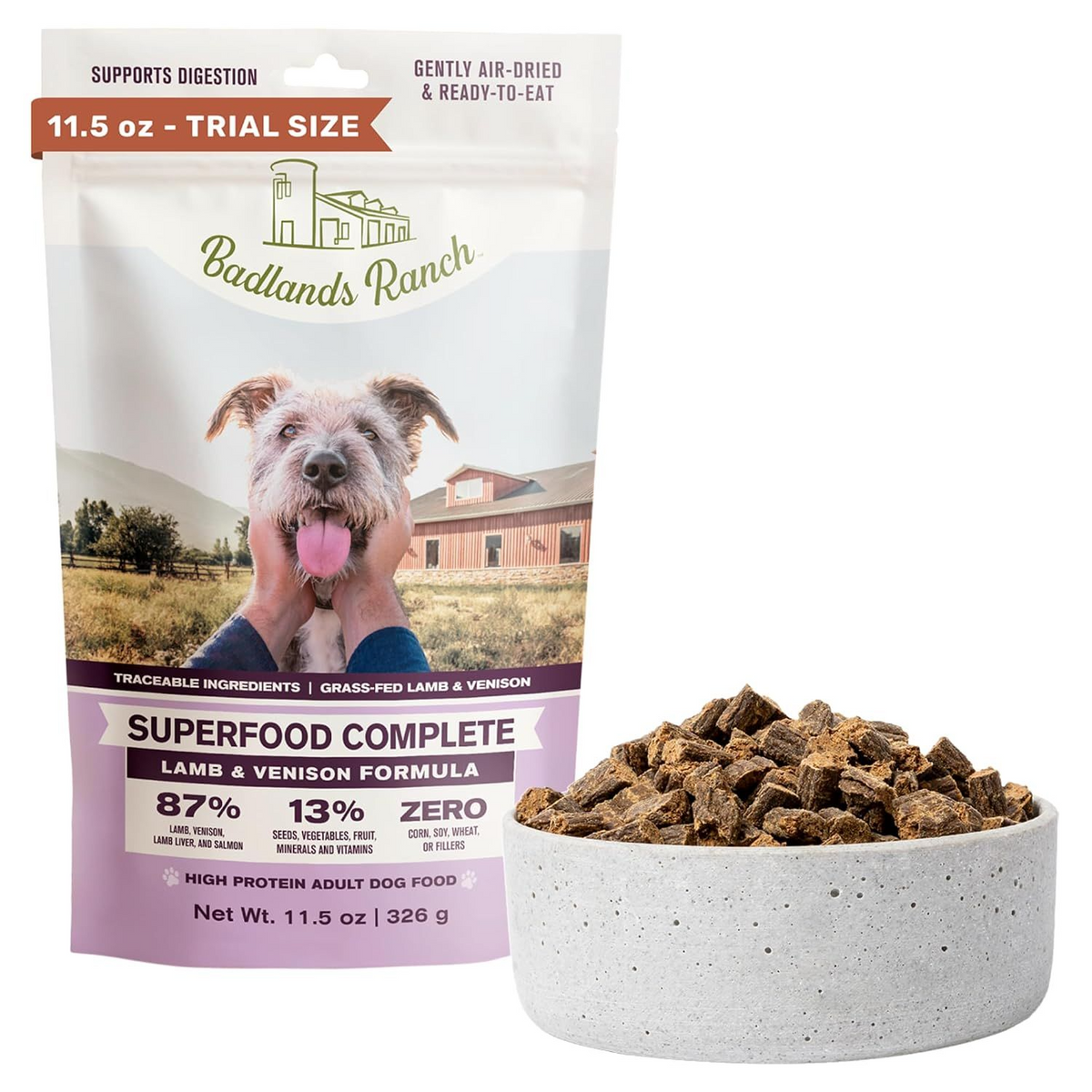 Badlands Ranch Dog Superfood Lamb & Venison 11.5oz