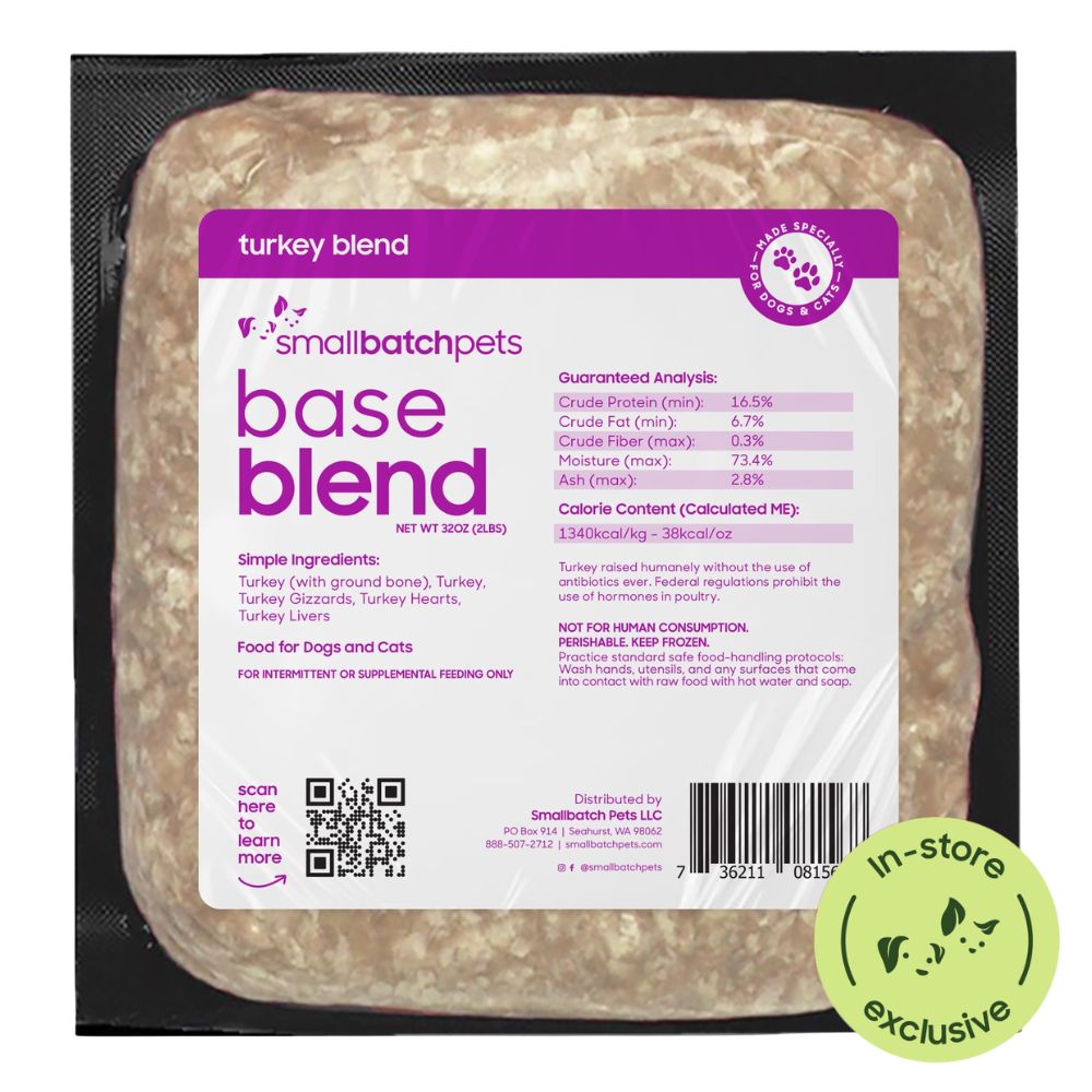 Small Batch Frozen Turkey Blend - 2lb Brick