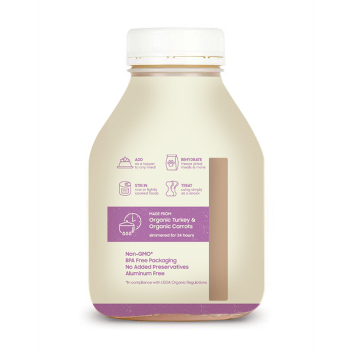 Frozen Turkey Bone Broth - 22oz