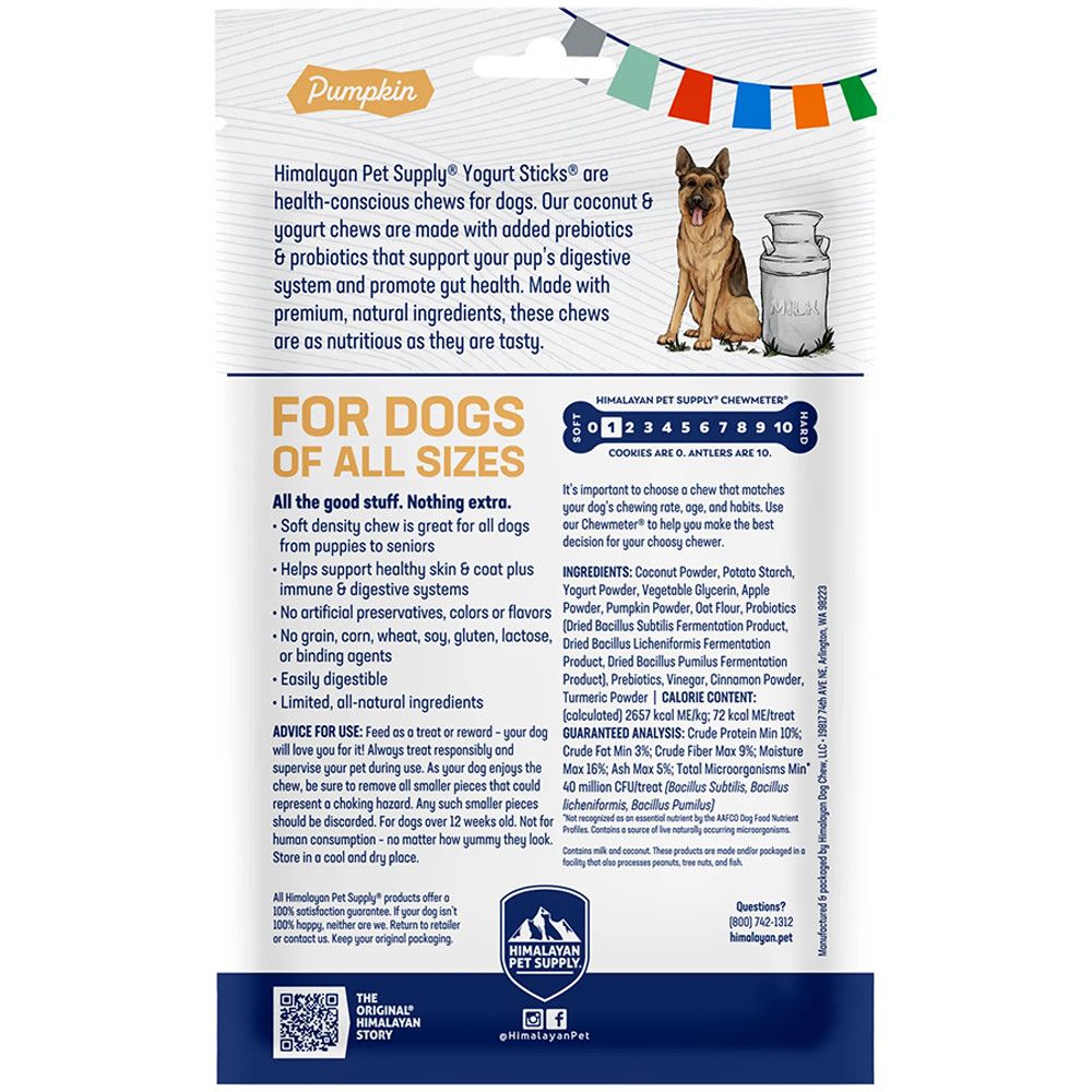 Himalayan Dog Yogurt Sticks Pumpkin 4oz