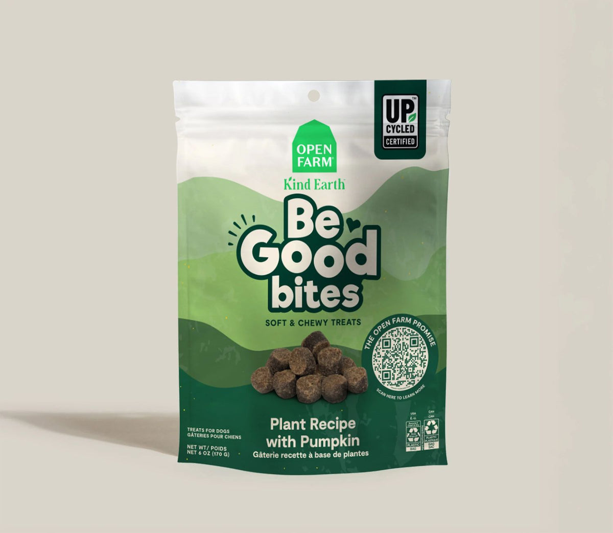 Open Farm Dog Be Good Bites Pumpkin 6oz