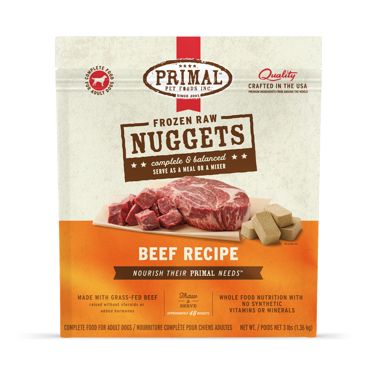 Primal Beef Nuggets 3lb