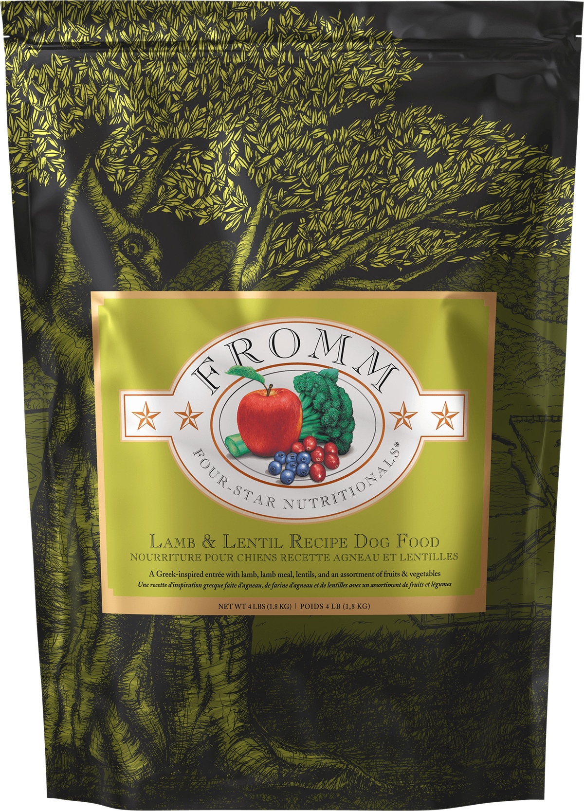 Fromm 4 Star Grain Free Lamb and Lentil Dog 12lb