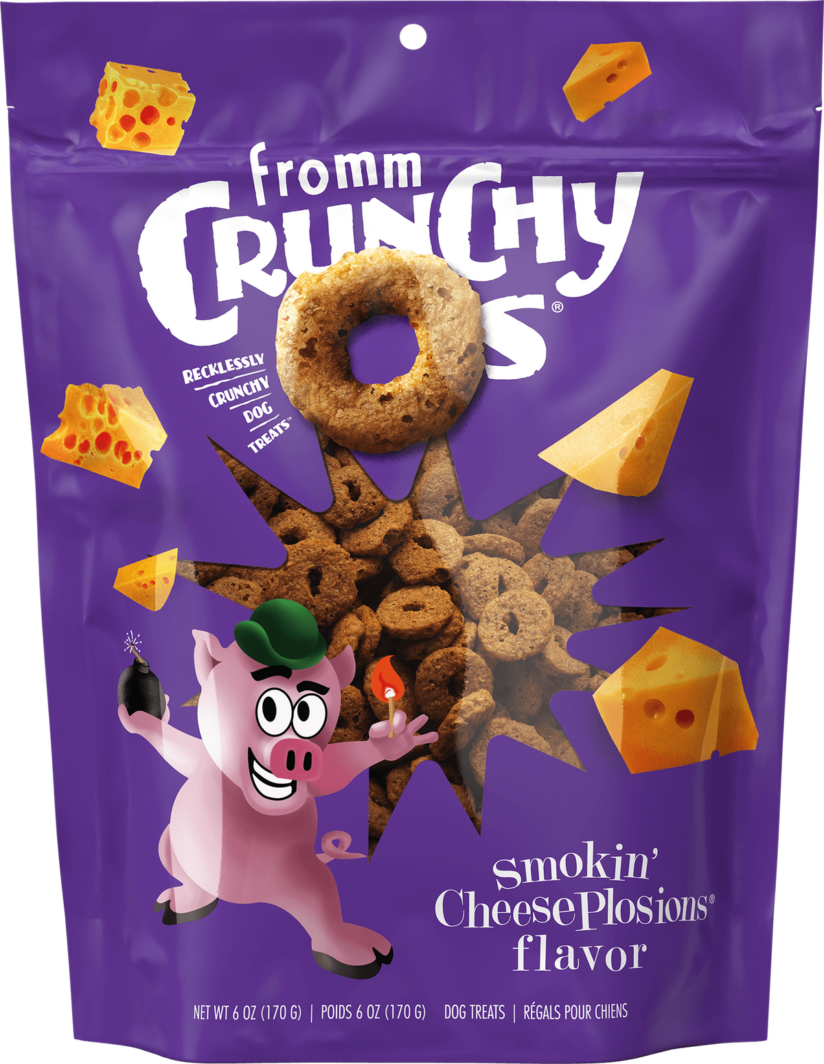 Fromm Crunchy Os Smokin' Cheezeplosion 6oz