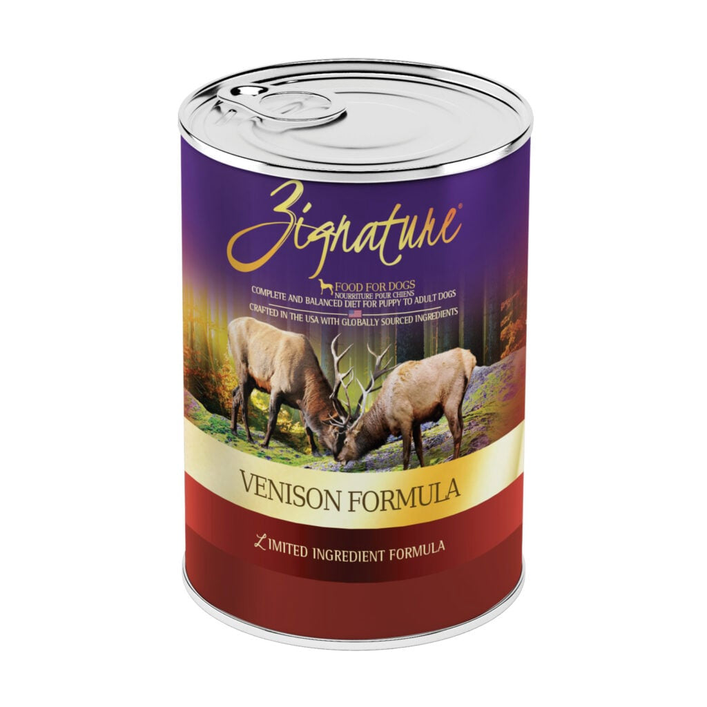 Zignature Venison Formula Dog Can 13oz