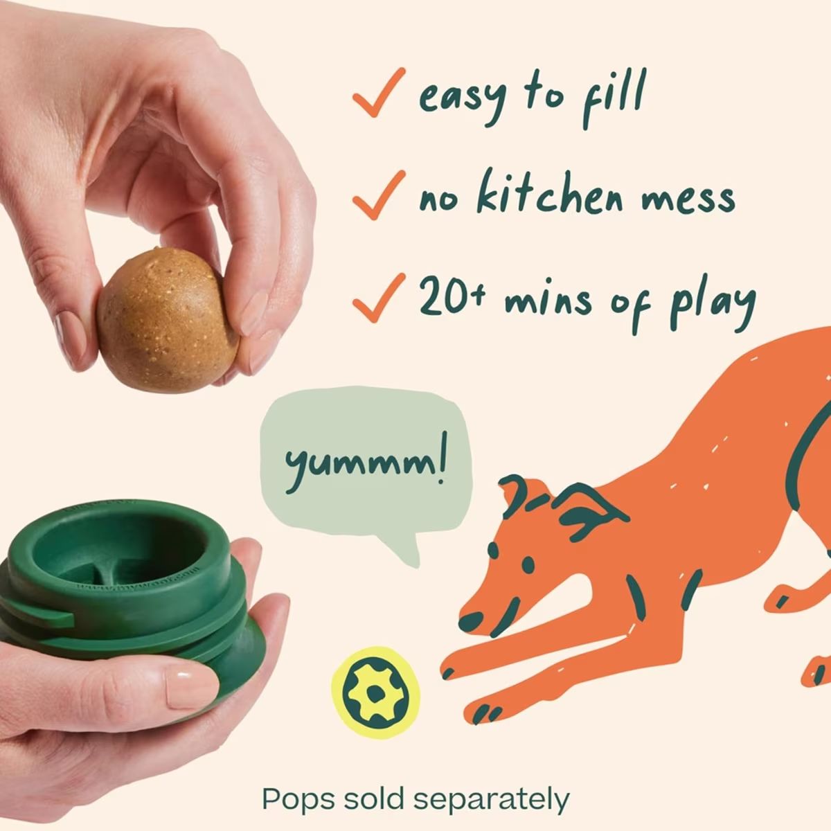 Woof Pupsicle Toy- large