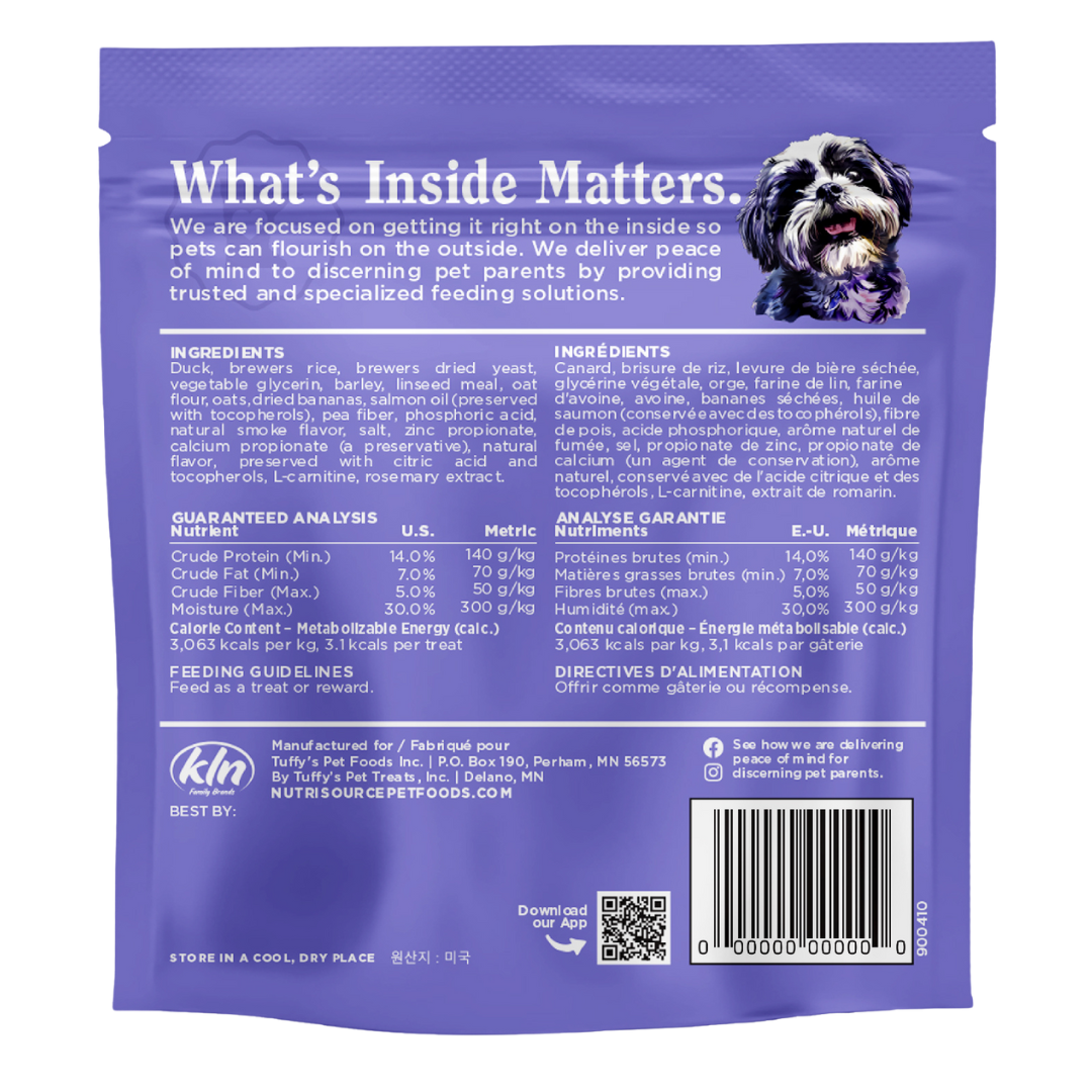 NutriSource Little Bites Duck Dog Treat  12/6 oz.