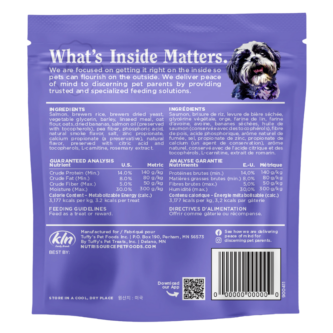 NutriSource Little Bites Salmon Dog Treat  12/6 oz.