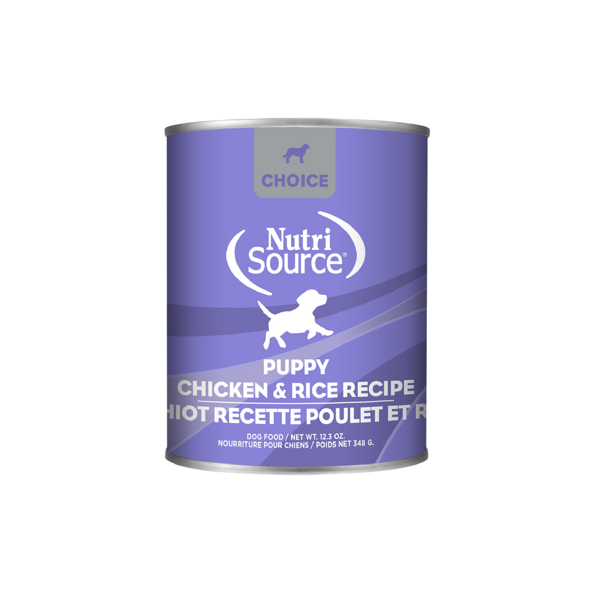 NutriSource Choice Chicken & Rice Puppy Cans  12 / 12.3 oz.
