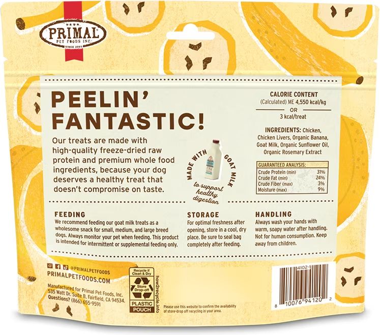 Primal Dog PEELIN FNTSTC Chicken 2 oz
