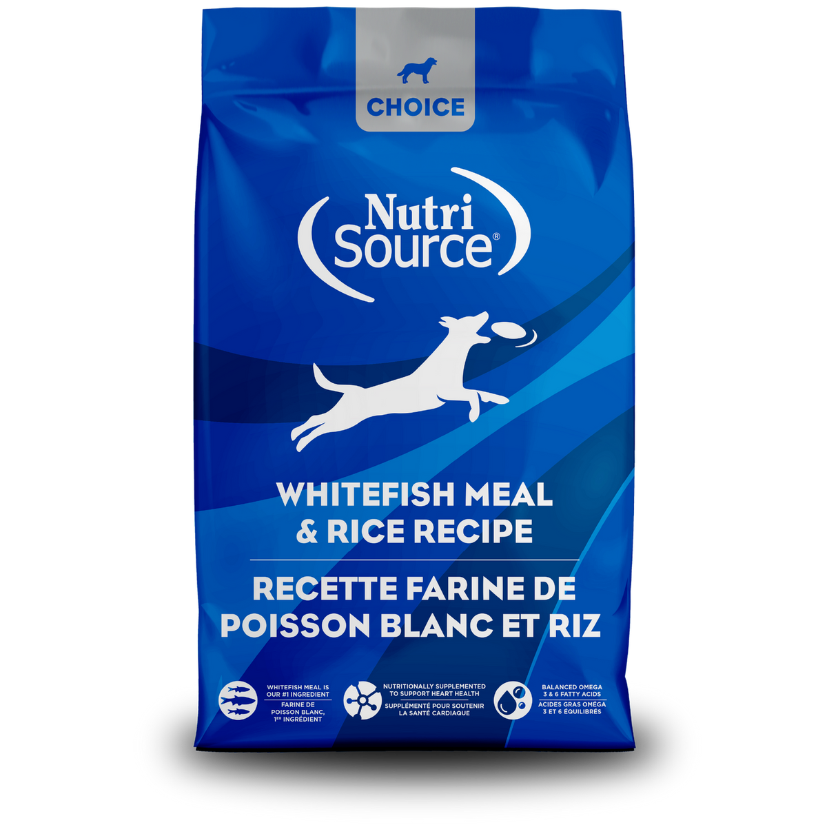 NutriSource Choice Whitefish Meal & Rice Dog Food  40 lbs.