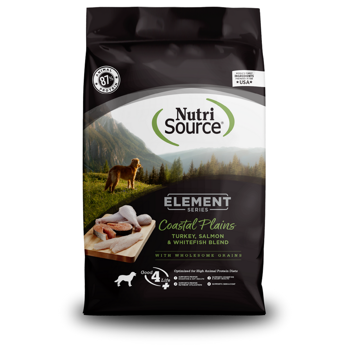 NutriSource Element Series Coastal Plains Blend Dog Food  12 lbs.