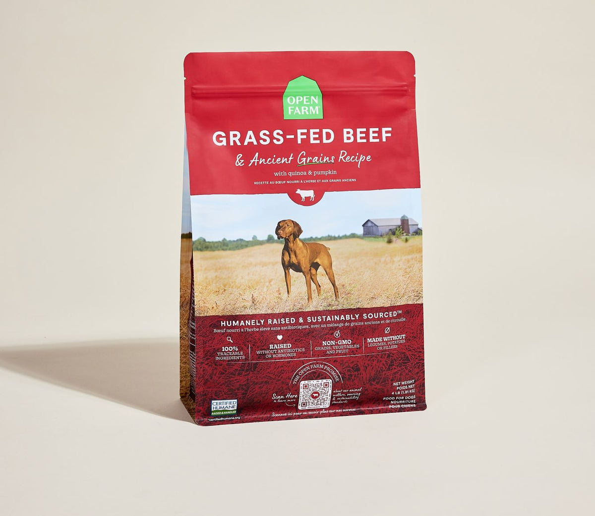 Open Farm Dog ANCT Beef 22 lb