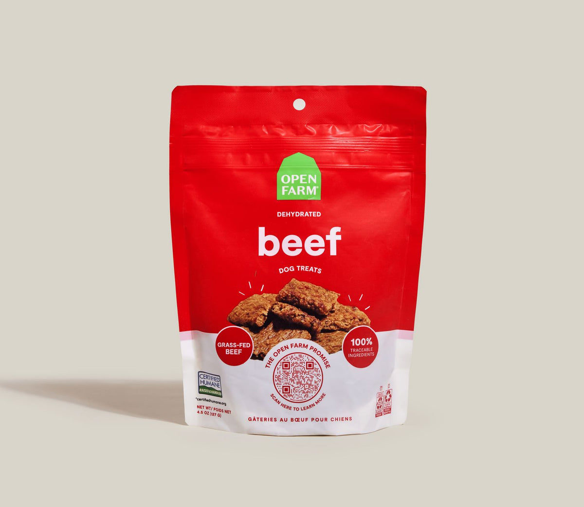 Open Farm Dog DHYD TRT Beef 4.5 oz