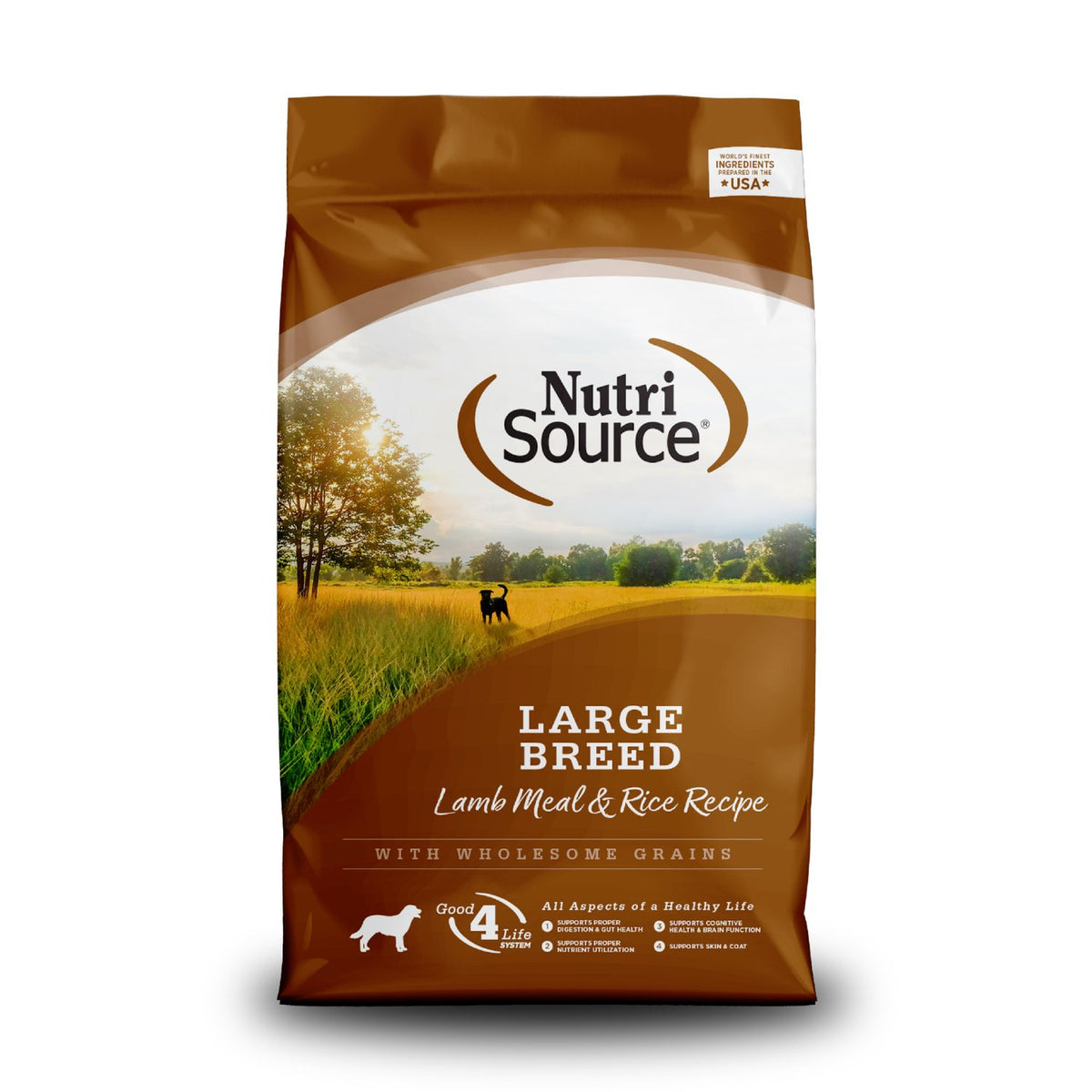 NutriSource Adult Large Breed Lamb and Rice 26lb