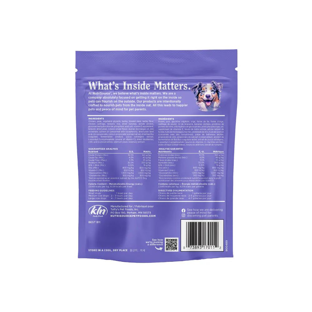 Pure Vita Hip & Joint Chicken Dog Treats  12 / 6 oz.