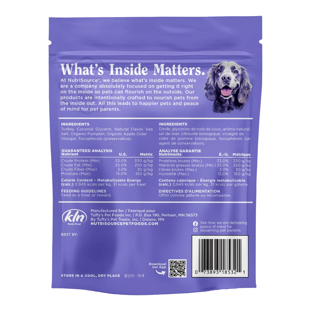 Pure Vita Turkey Dog Jivin' Jerky  12/4oz