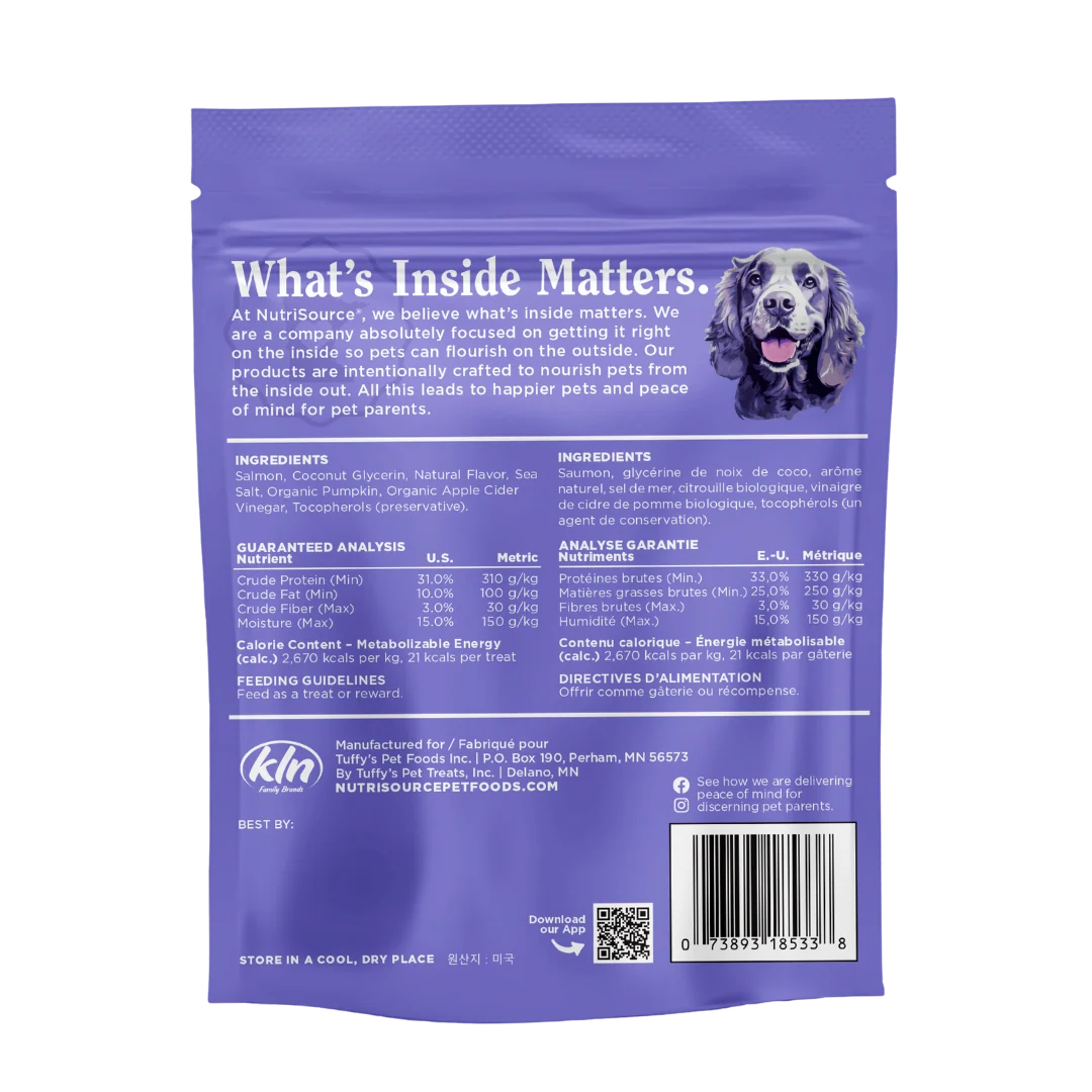 Pure Vita Salmon Dog Jivin' Jerky  12/4oz