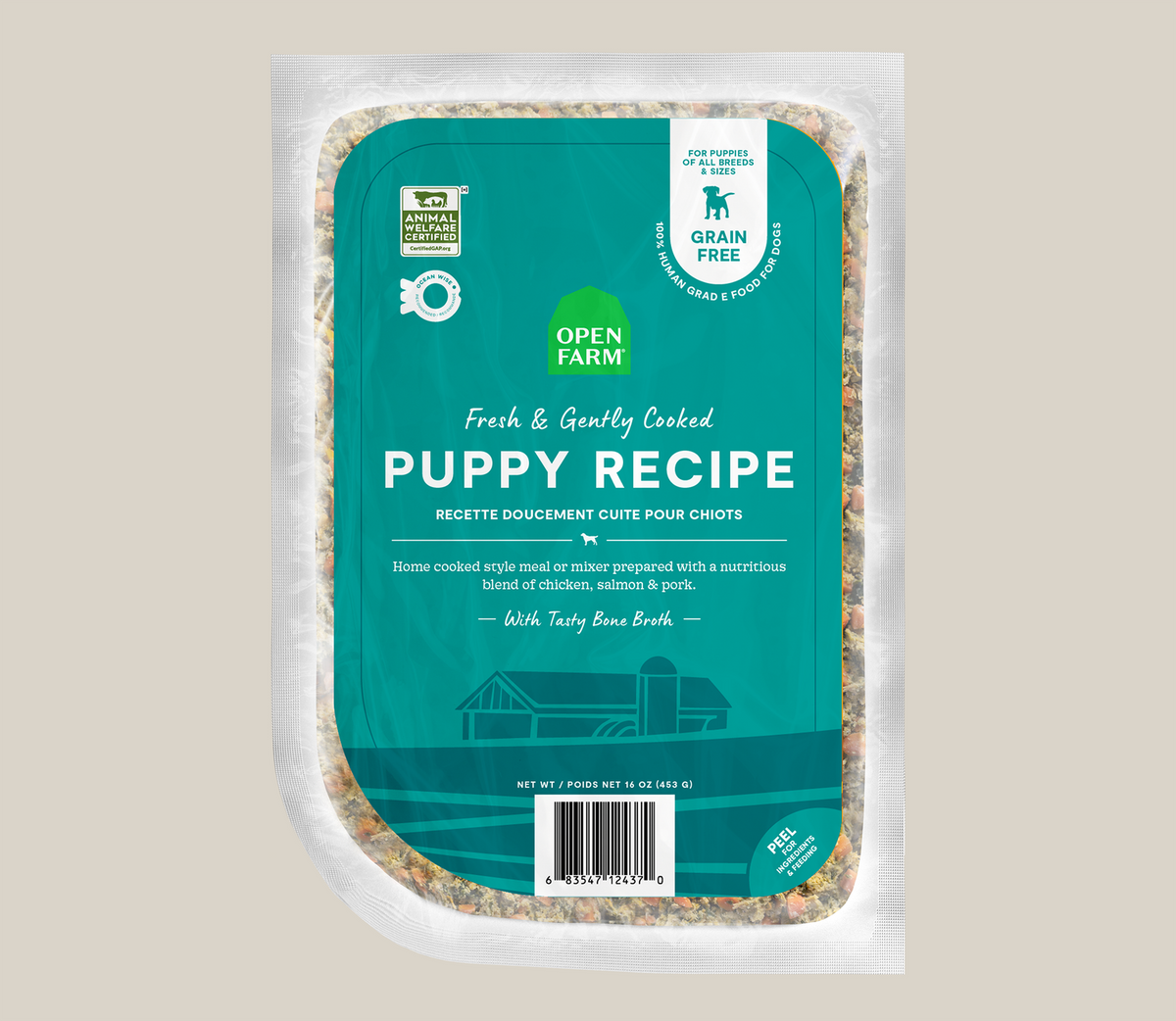 Open Farm Dog Food Gently Cooked Puppy 16 oz