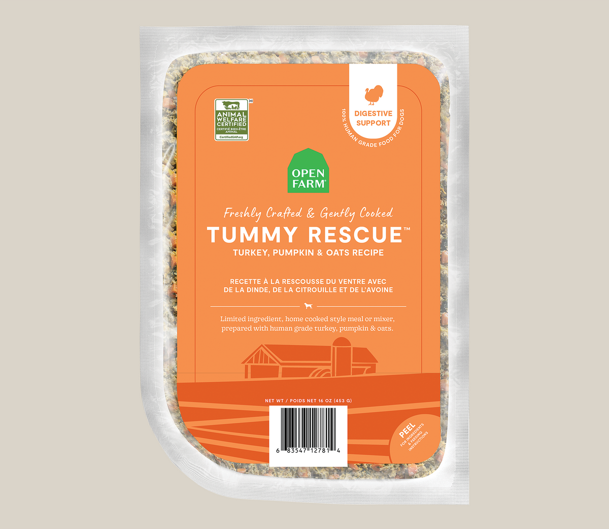 Open Farm Dog Food Gently Cooked TUMMY 16 oz