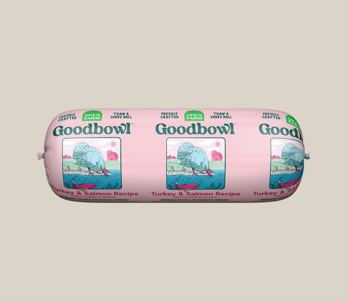 Open Farm Dog Food Good Bowl RL Turkey Salmon 28 oz