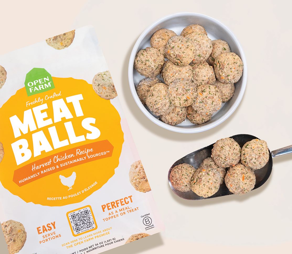 Open Farm Dog Food Meatball Harvest Chicken 36 oz