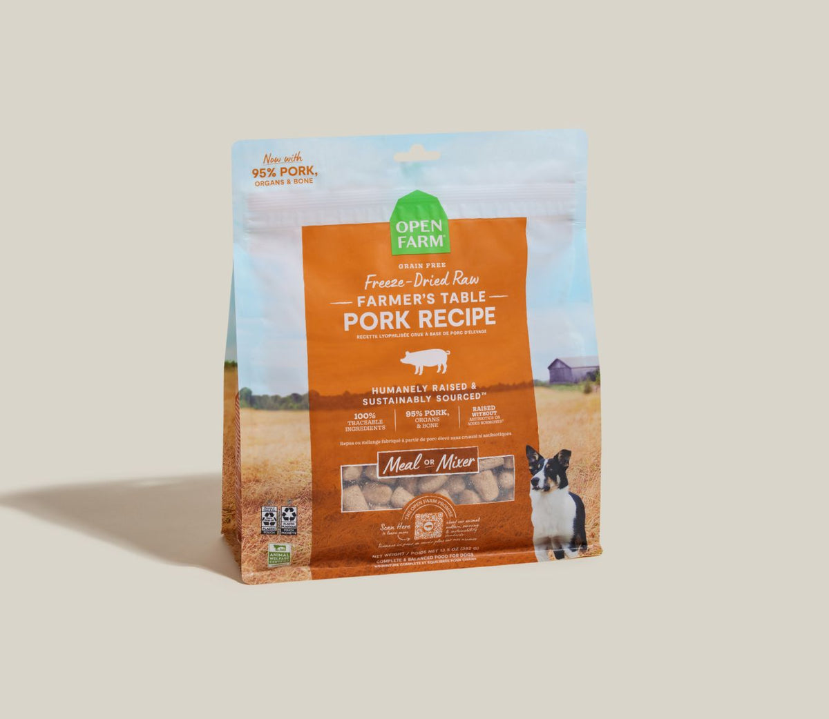 Open Farm Dog Freeze Dried Morsels Pork 3.5 oz
