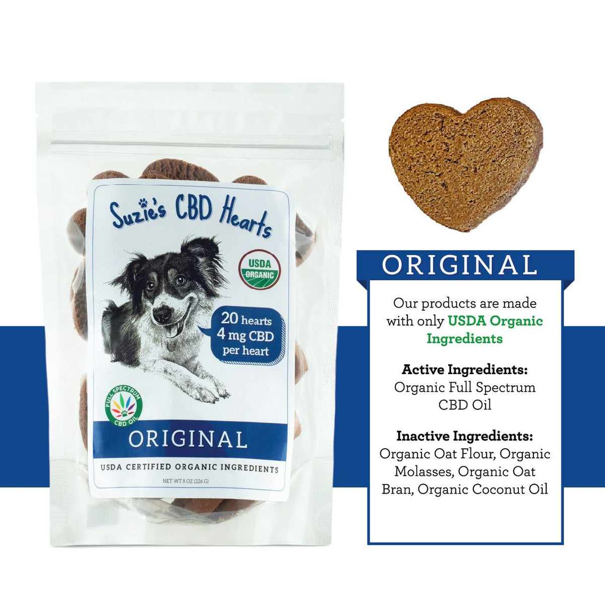 Suzie's CBD Original 4mg Hearts