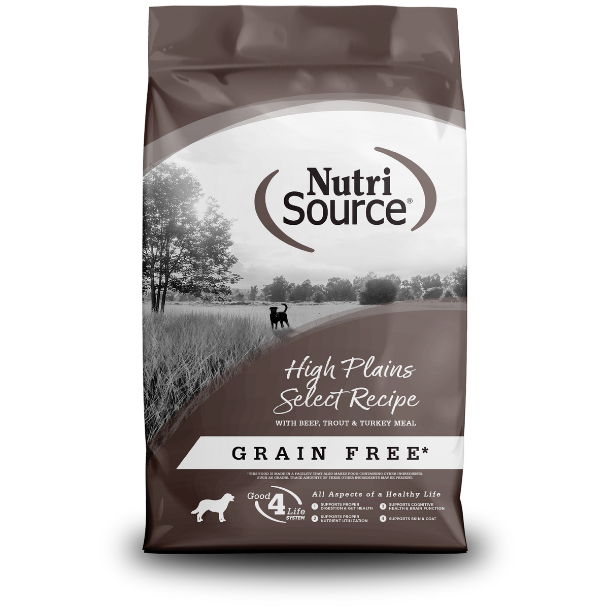 NutriSource Grain Free High Plains Select Dog Food  12 lbs.