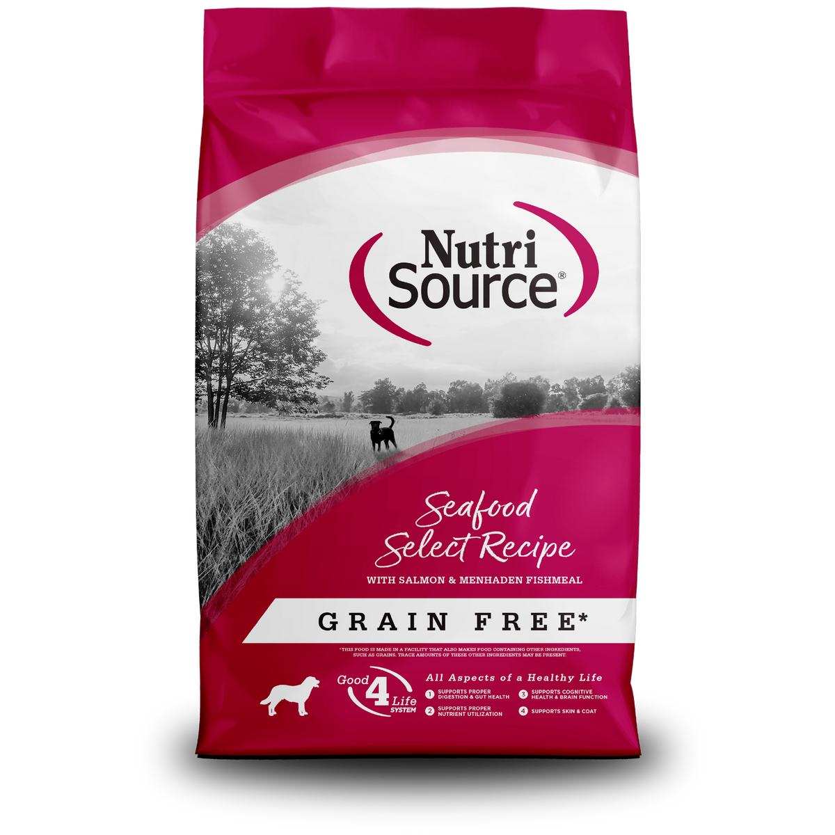 NutriSource Grain Free Seafood Select Dog Food  26 lbs.