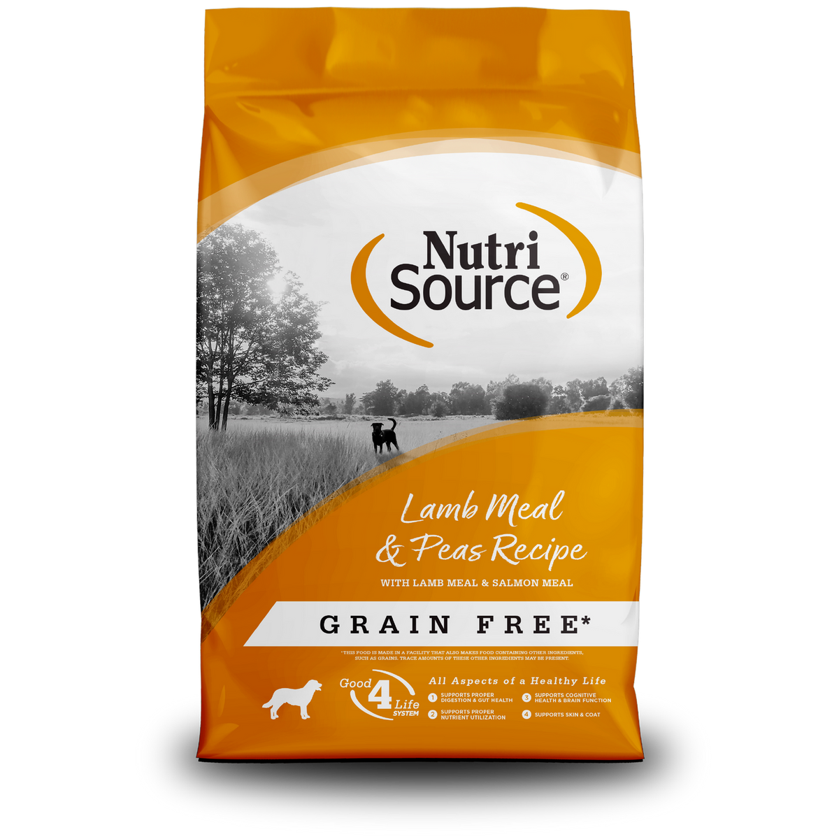 NutriSource Grain Free Lamb Meal & Peas Dog Food  12 lbs.