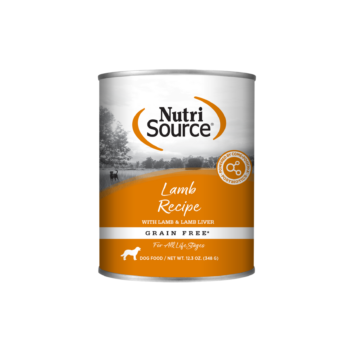 NutriSource Grain Free Lamb Dog Food Cans  12 / 12.3 oz