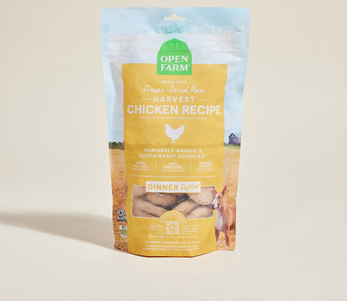 Open Farm Dog Freeze Dried PAT Harvest Chicken 10.5 oz