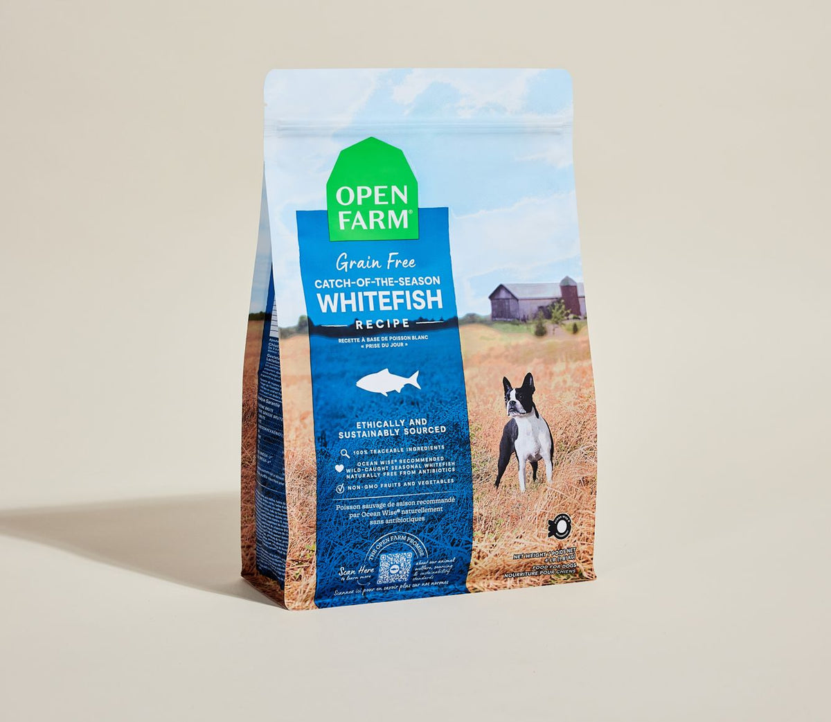 Open Farm Dog Grain Free COS Whitefish 22 lb
