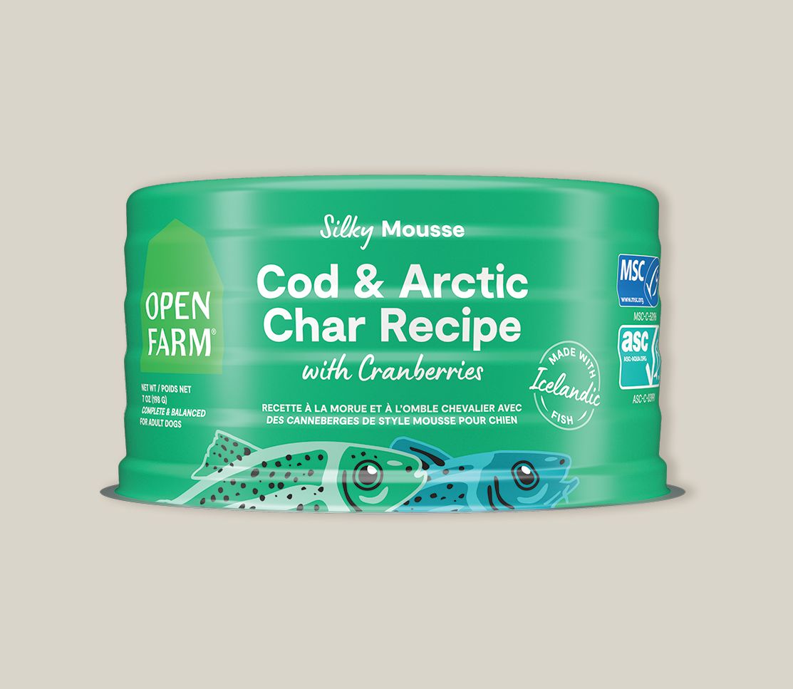 Open Farm Dog Grain Free COD CHAR Cranberry 7 oz