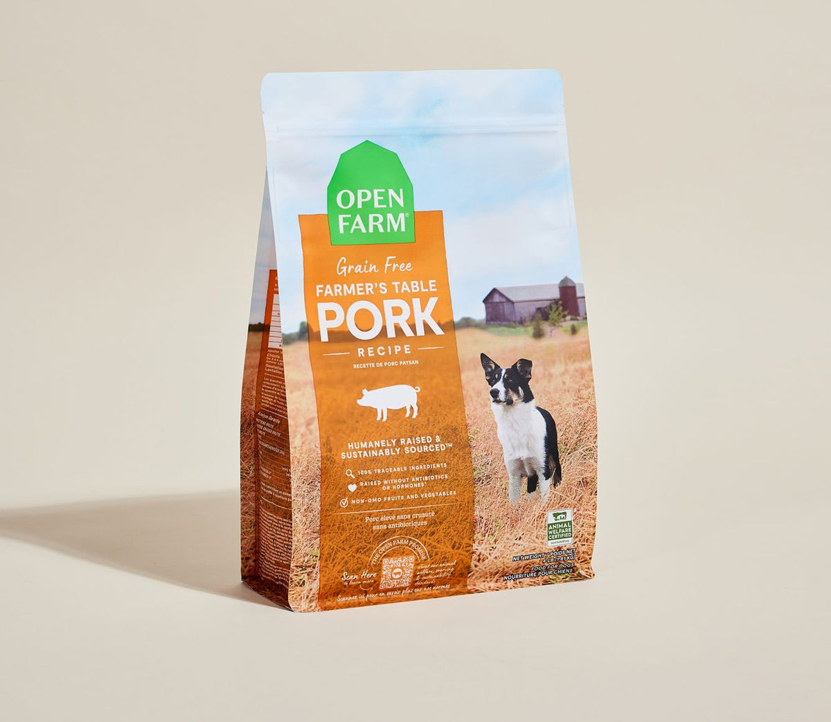 Open Farm Dog Grain Free FRMRT Pork Vegetable 11 lb