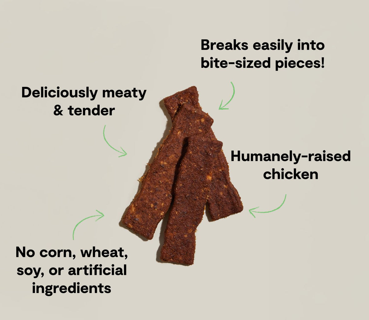 Open Farm Dog Grain Free Jerky STRP Chicken 5.6 oz