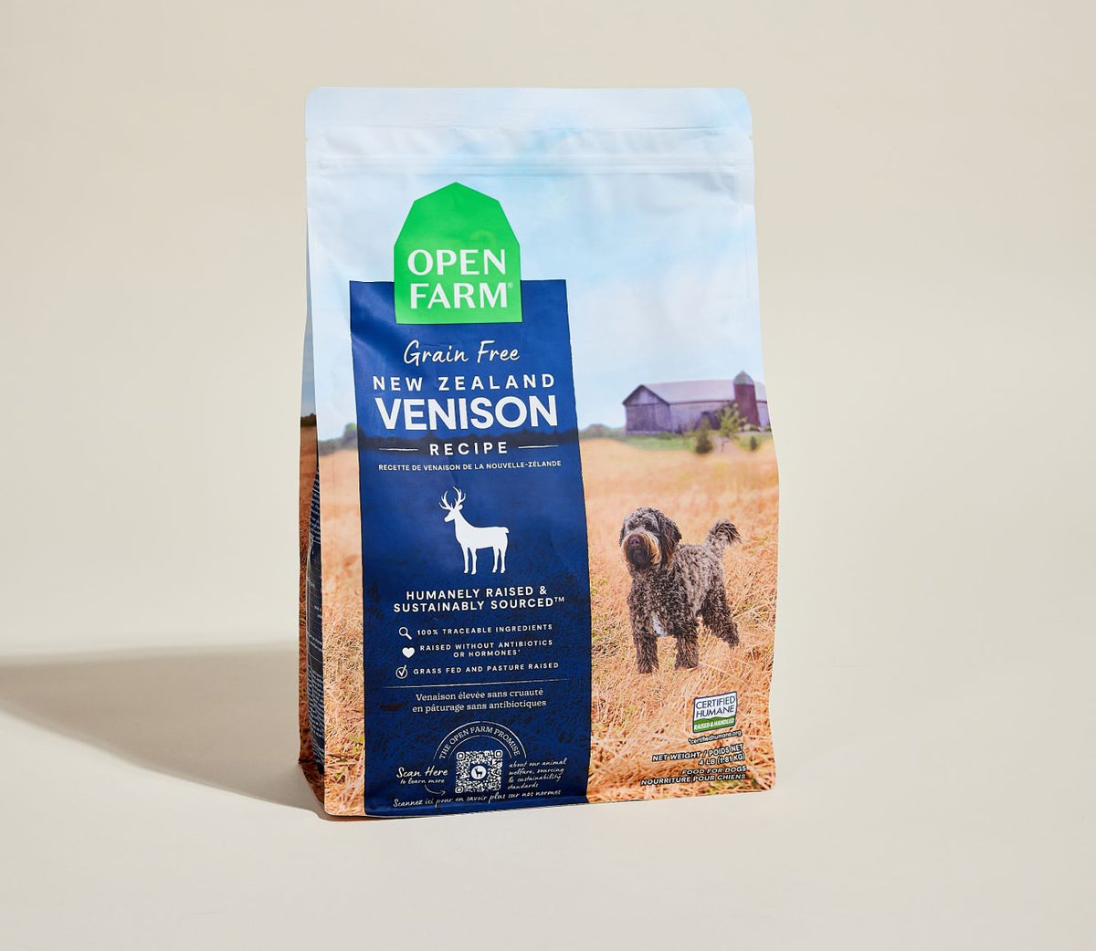 Open Farm Dog Grain Free NZ Venison 22 lb