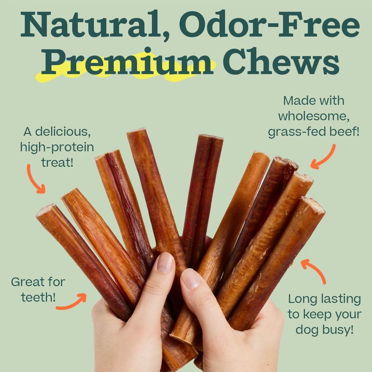 Woof Dog BullySafe Chew 12" 5-Pack